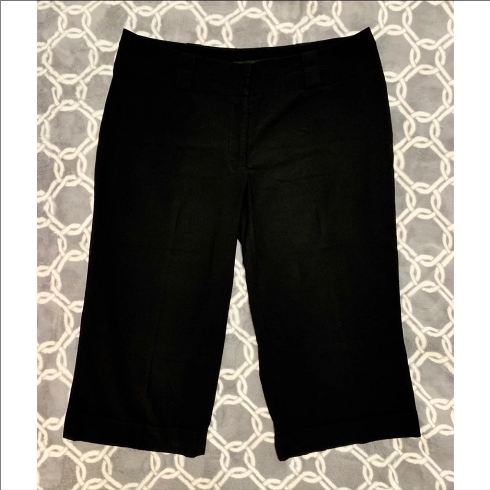 LANE BRYANT Wide Leg Cuffed Capri Dress Pants